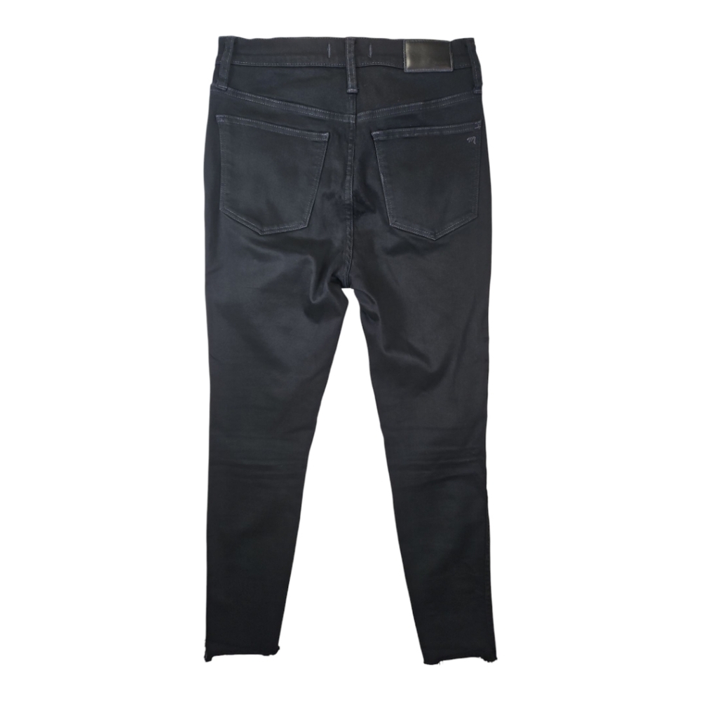 Madewell Jean Black 10" High-Rise Skinny Stretch Denim Size 28 - Picture 10 of 13